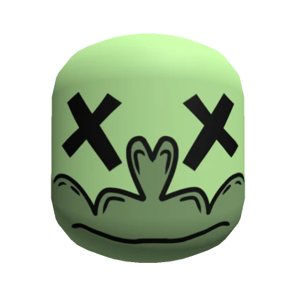 Blind Zombie Face [Moss Green]