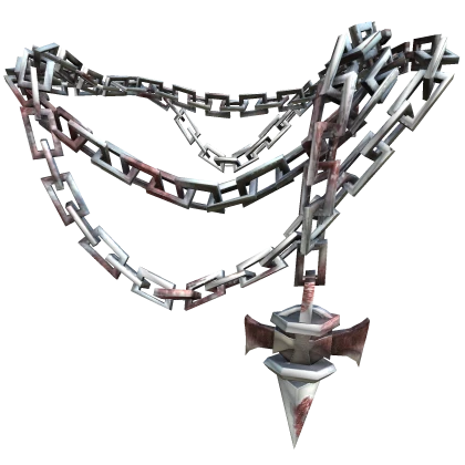 White Bloody Kurapika Hanging Neck Chain