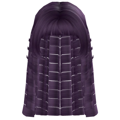 ♡ Kawaii purple soft dreamy doll curls