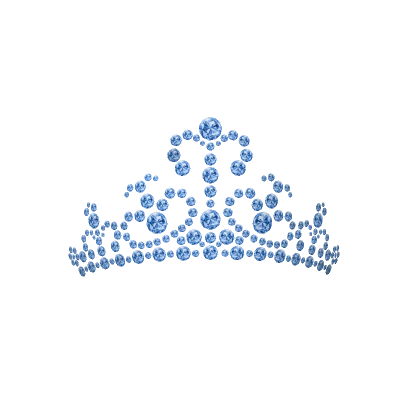 Saphire Blue Princess Tiara