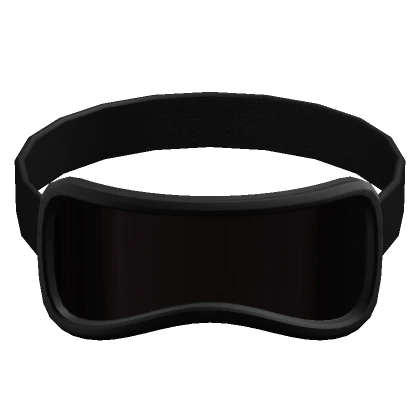 Black Ski Goggles