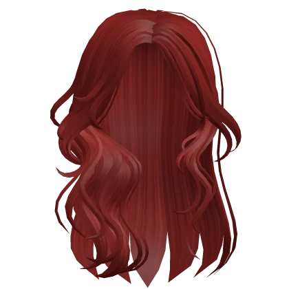 Natural Messy Layered Anime Hair Red