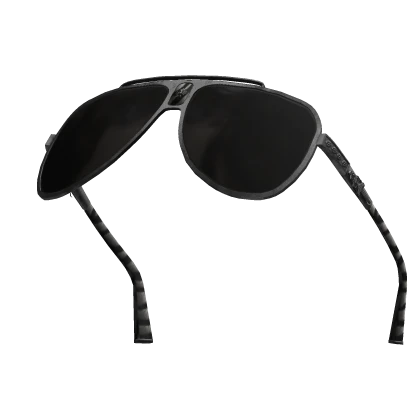 🦓SIlver Vintage Zebra Emo Vkei Chrome Sunglasses