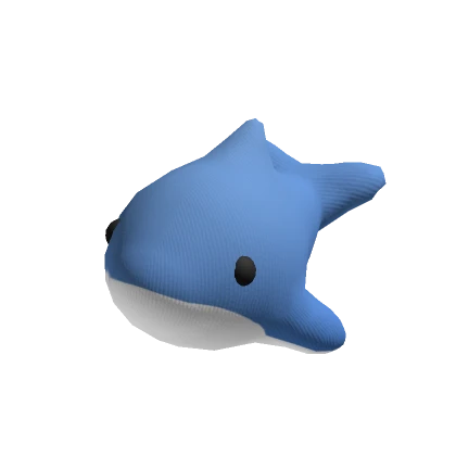 Blue Dolphin Plushie  (Hand)