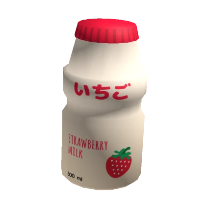 Strawberry Milk Bottle (Hand)