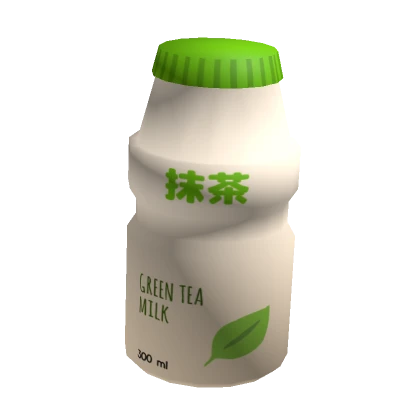 Green Tea Milk Bottle (Hand)