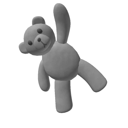 Y2K White Handheld Kawaii Cuddly Teddy Bear Friend