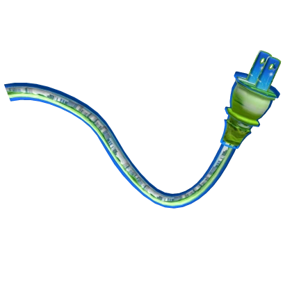 Frutiger Aero Electrical Cord Plug Tail🌍🌿🌐