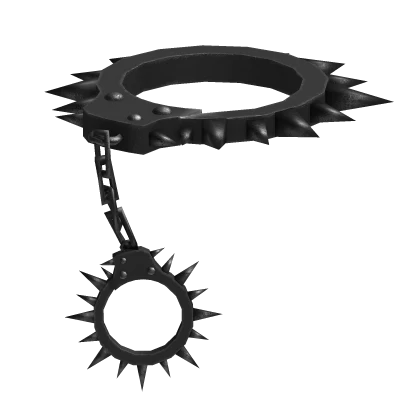 1.0 Goth Handcuffs Choker Necklace