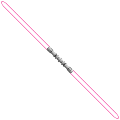 Holdable Pink Dual-Bladed Laser Saber Sword