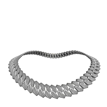 4.0 iced out silver cuban link chain