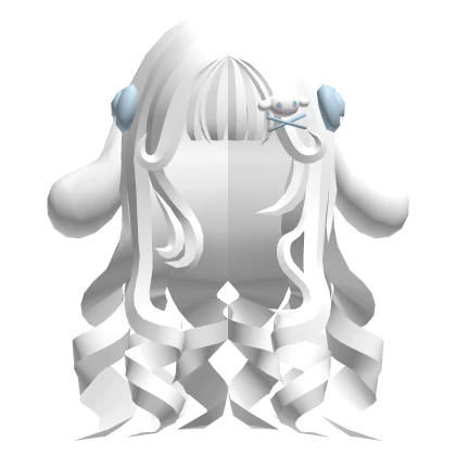 Cinnamoroll Curly Doll Princess Hair White ♡