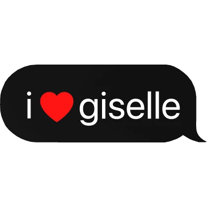 i heart giselle aespa kpop text message chat