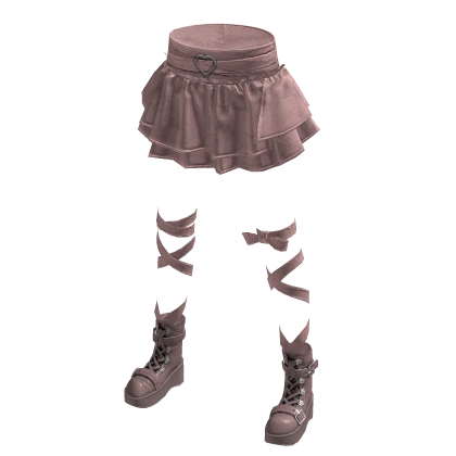 Y2k Skirt OutFit (Pink)