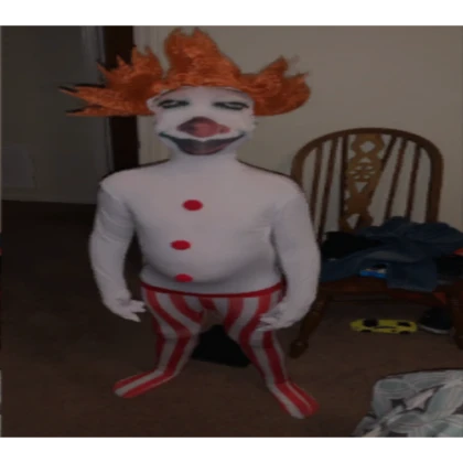 Goofy Pennywise Costume Clown Suit Meme 
