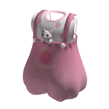 Pink Cuddle Hamster Overalls