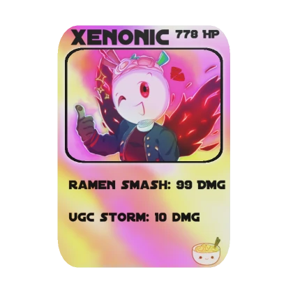 Shiny Xenonic Trading Card