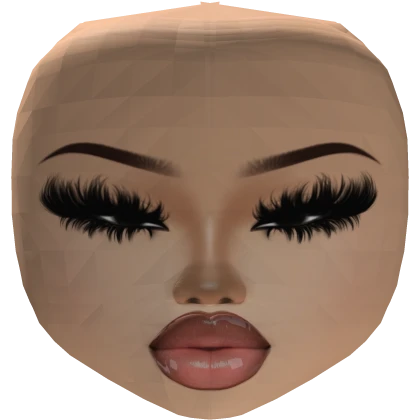 Glossy Lips Baddie Latina Mesh Makeup Wear Lashes