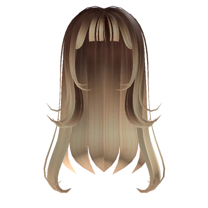 Long-Flowy Hair w Curtain Bangs 