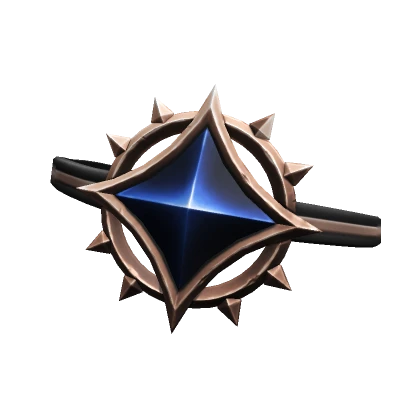 Spiked Sapphire Eyepatch