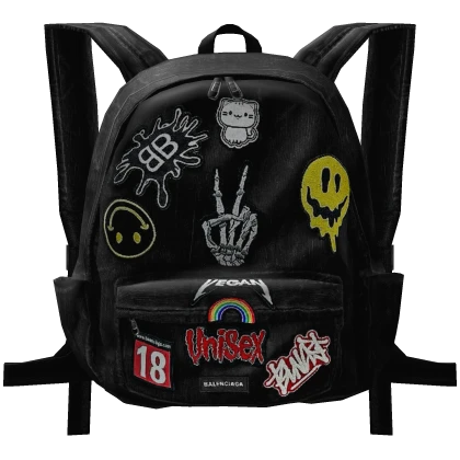 balenciaga gamer patch explorer backpack