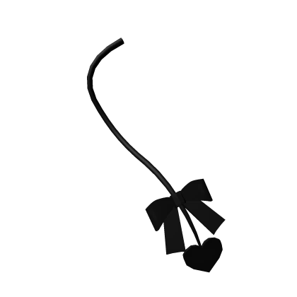 cute halloween gothic devil tail with bow