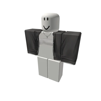 y2k grunge envy grey jacket w necklace