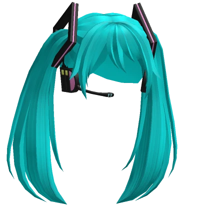 Hatsune Miku Hair Headphones 1 (1.0)