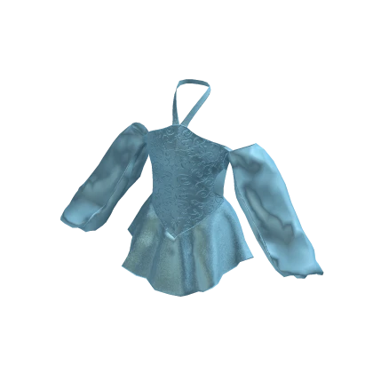 ♡ Princess Puffy Arms Dress - Blue