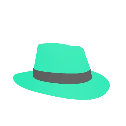 Teal Neon Fedora