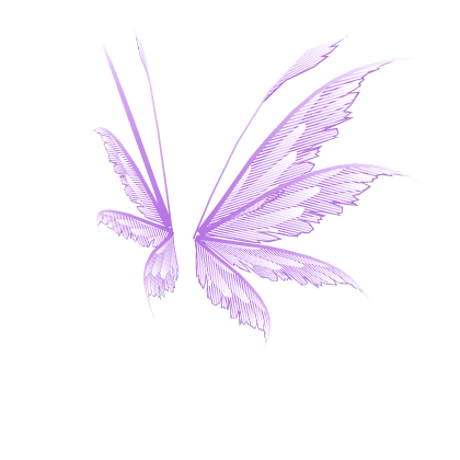 Transparent Purple Angel Fairy Wings