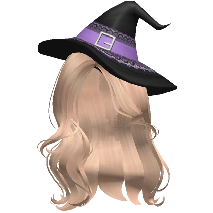 ♡ halloween witch waves in blonde