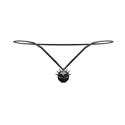 Obsidian Skull Pendant