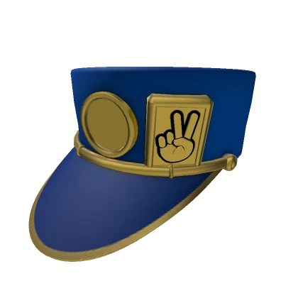 Jotaro Manga Hat Blue