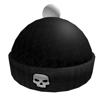 Retro Skull Logo Beanie