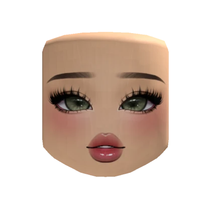 Cute Doll Girl Green Eyes Makeup - Light