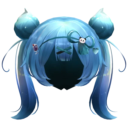 DECO 27* Depressed Hao Miku Hair Jelly Blue Anime 