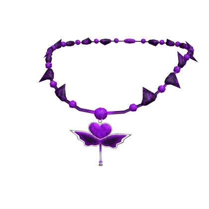Purple Diamond Necklace