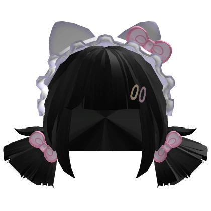 Kawaii Blonde Maid Pigtails