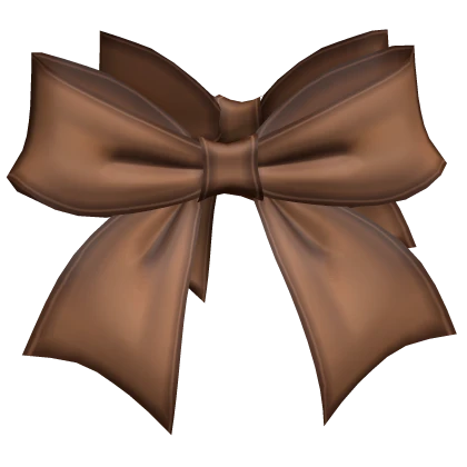 Coffee Brown Stylish Cute Side Hair Bow Ribbons