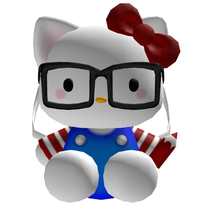 Nerdy Kitty Plush Backpack 3.0