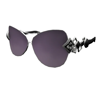 y2k aviator purple glasses emo
