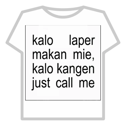 T-shirt kata kata