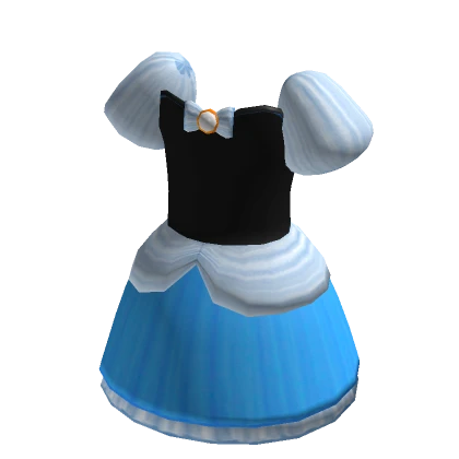 Coolest Kingdom Princess Blue and Black Dress 
