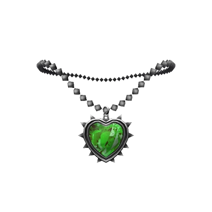 Glowing Green Emerald Necklace