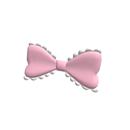 Pink Gothic Ruffle Bow