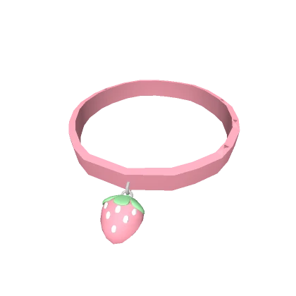 Pink Strawberry Necklace 3.0