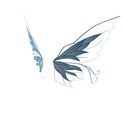 Blue Butterfly Fairy Wings