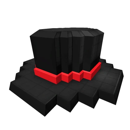 8-Bit Red Banded Top Hat