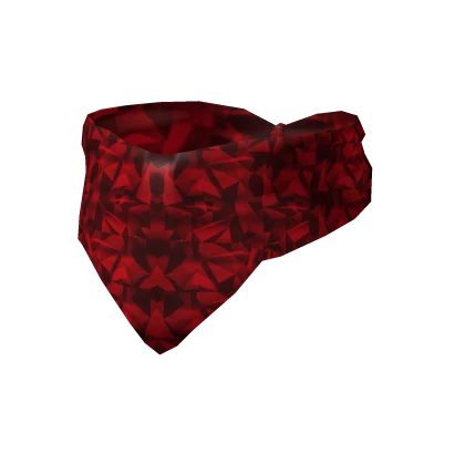 Red Sparkle Time Bandana